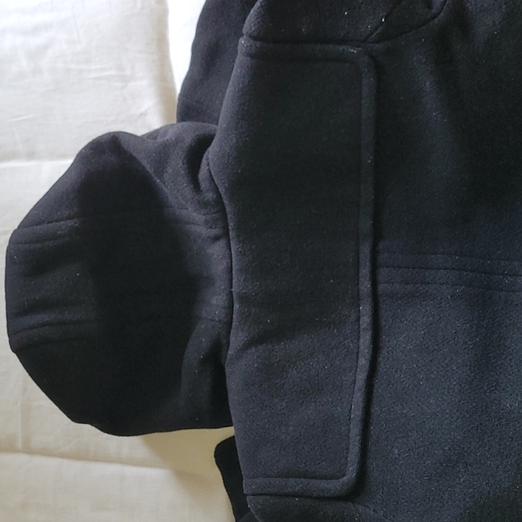 EUC Banana Republic Black Wool Duffle Coat Jacket - Picture 8 of 9